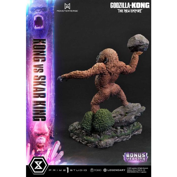 Godzilla x Kong: The New Empire Ultimate Diorama Masterline Series Statue Kong vs Skar King Bonus Version 104 cm