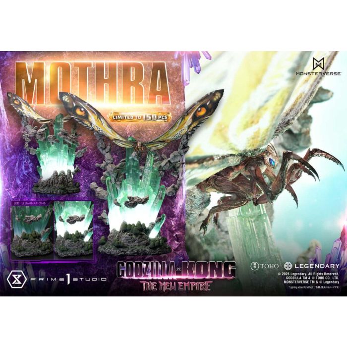 Godzilla x Kong: The New Empire Ultimate Diorama Masterline Series Statue Mothra Bonus Version 113 cm
