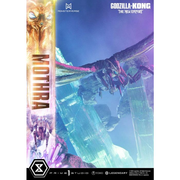 Godzilla x Kong: The New Empire Ultimate Diorama Masterline Series Statue Mothra Bonus Version 113 cm