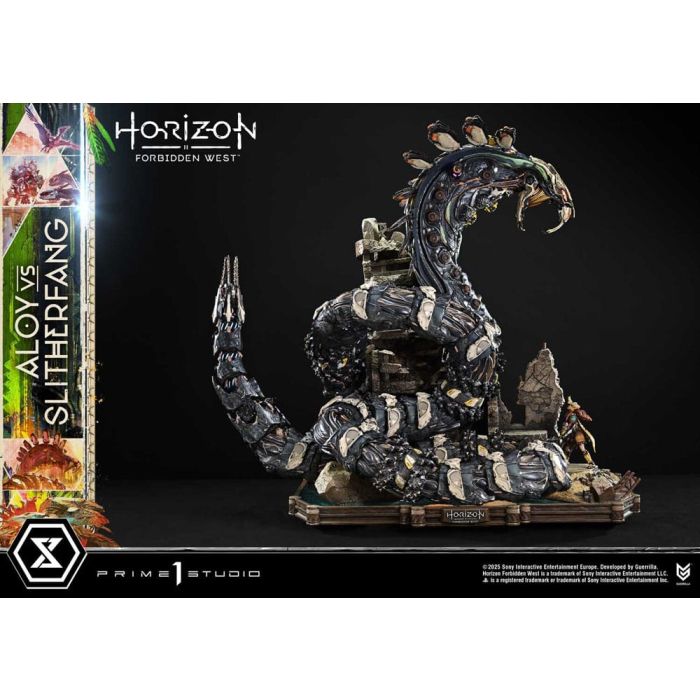 Horizon Forbidden West Ultimate Diorama Masterline Series Statue Aloy vs. The Slitherfang 82 cm