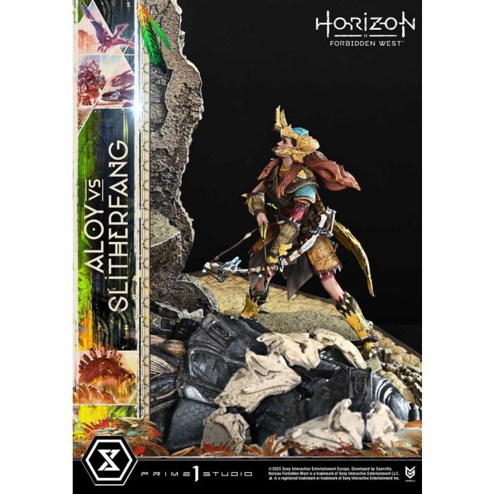 Horizon Forbidden West Ultimate Diorama Masterline Series Statue Aloy vs. The Slitherfang 82 cm