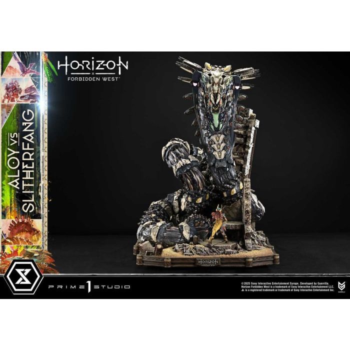 Horizon Forbidden West Ultimate Diorama Masterline Series Statue Aloy vs. The Slitherfang Bonus Version 82 cm