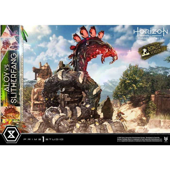 Horizon Forbidden West Ultimate Diorama Masterline Series Statue Aloy vs. The Slitherfang Bonus Version 82 cm