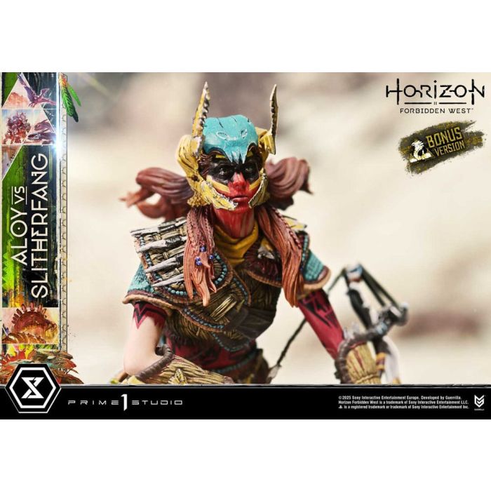 Horizon Forbidden West Ultimate Diorama Masterline Series Statue Aloy vs. The Slitherfang Bonus Version 82 cm
