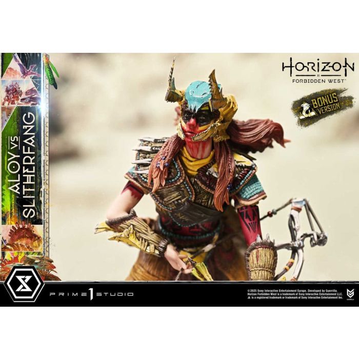 Horizon Forbidden West Ultimate Diorama Masterline Series Statue Aloy vs. The Slitherfang Bonus Version 82 cm