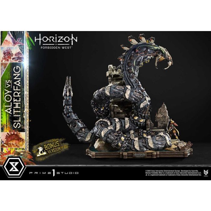 Horizon Forbidden West Ultimate Diorama Masterline Series Statue Aloy vs. The Slitherfang Bonus Version 82 cm