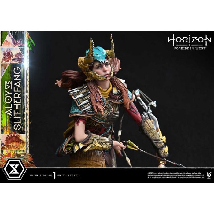 Horizon Forbidden West Ultimate Diorama Masterline Series Statue Aloy vs. The Slitherfang Bonus Version 82 cm