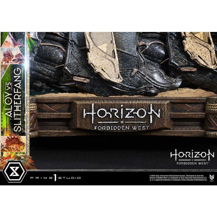 Horizon Forbidden West Ultimate Diorama Masterline Series Statue Aloy vs. The Slitherfang Bonus Version 82 cm