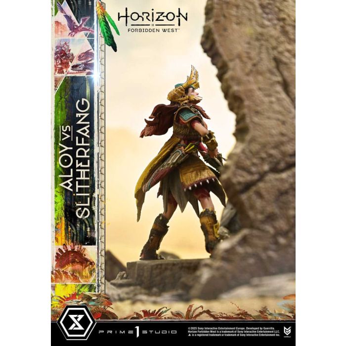 Horizon Forbidden West Ultimate Diorama Masterline Series Statue Aloy vs. The Slitherfang Bonus Version 82 cm