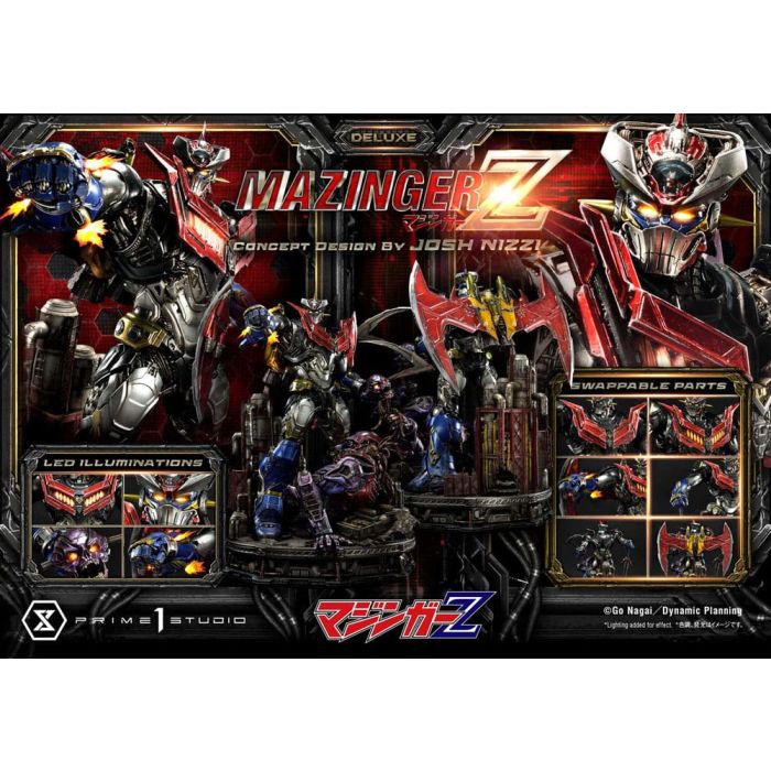 Mazinger Z Ultimate Diorama Masterline Statue Concept Design by Josh Nizzi Deluxe Version 69 cm