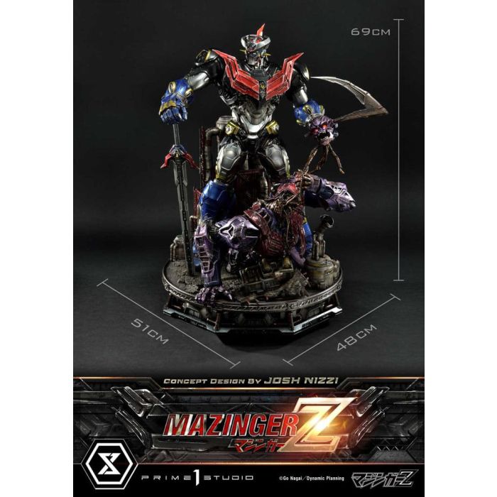 Mazinger Z Ultimate Diorama Masterline Statue Concept Design by Josh Nizzi Deluxe Version 69 cm