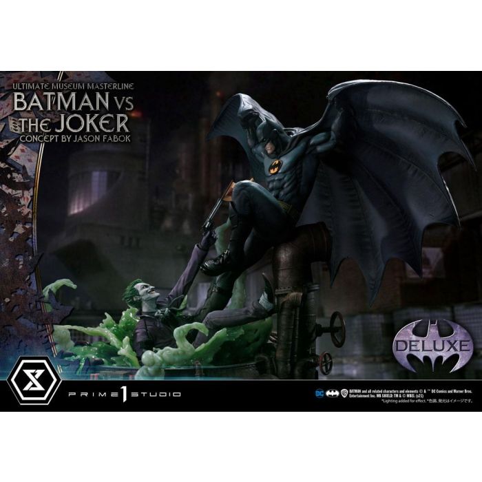 DC Comics Statue 1/3 Batman vs. The Joker by Jason Fabok Deluxe Bonus Version 85 cm