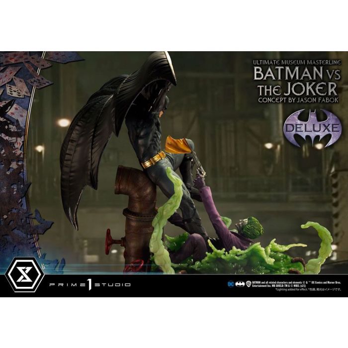 DC Comics Statue 1/3 Batman vs. The Joker by Jason Fabok Deluxe Bonus Version 85 cm