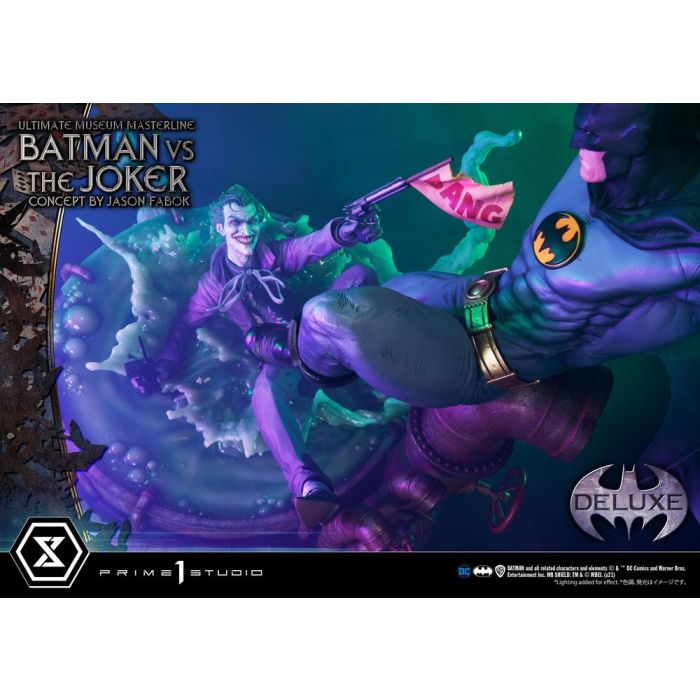 DC Comics Statue 1/3 Batman vs. The Joker by Jason Fabok Deluxe Bonus Version 85 cm