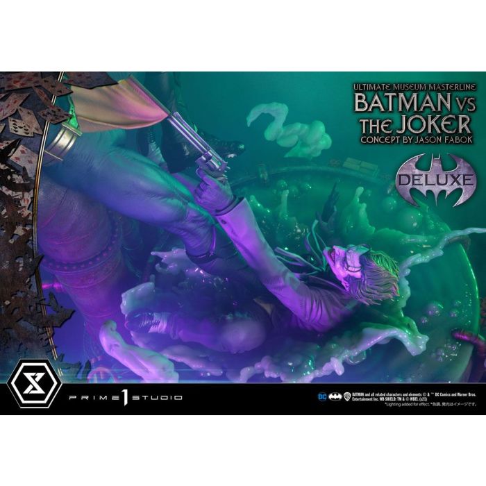 DC Comics Statue 1/3 Batman vs. The Joker by Jason Fabok Deluxe Bonus Version 85 cm