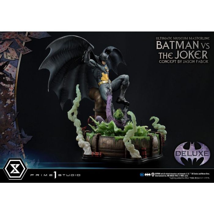 DC Comics Statue 1/3 Batman vs. The Joker by Jason Fabok Deluxe Bonus Version 85 cm