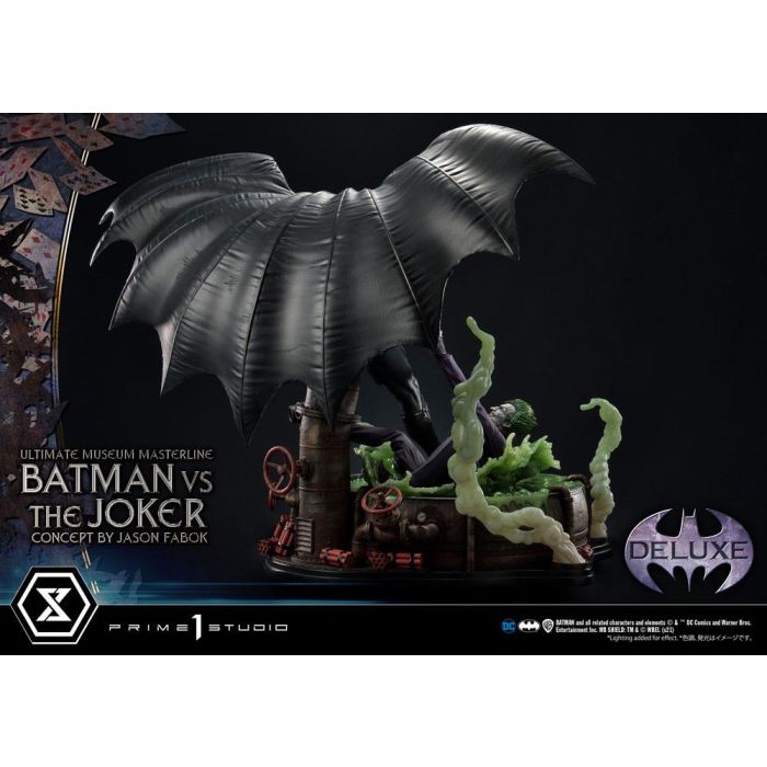 DC Comics Statue 1/3 Batman vs. The Joker by Jason Fabok Deluxe Bonus Version 85 cm
