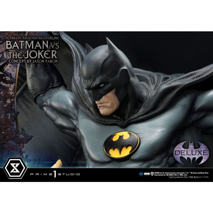 DC Comics Statue 1/3 Batman vs. The Joker by Jason Fabok Deluxe Bonus Version 85 cm