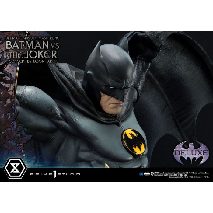 DC Comics Statue 1/3 Batman vs. The Joker by Jason Fabok Deluxe Bonus Version 85 cm