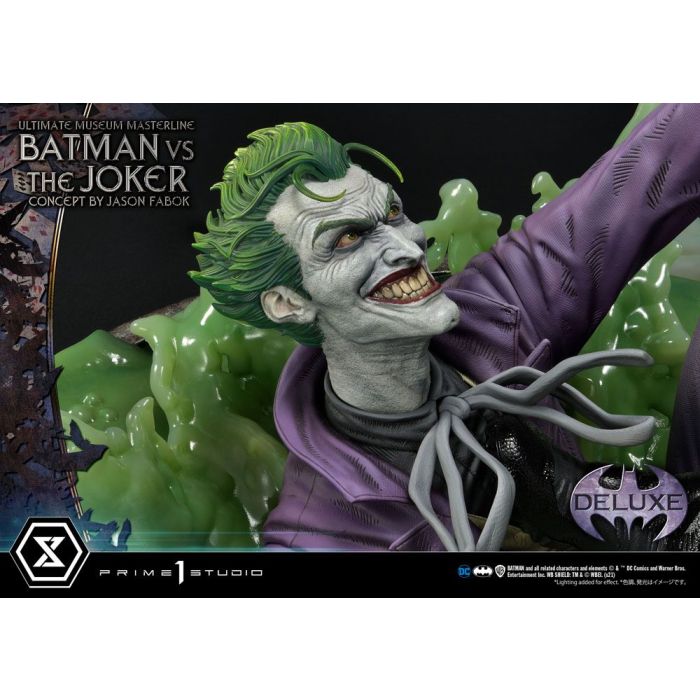 DC Comics Statue 1/3 Batman vs. The Joker by Jason Fabok Deluxe Bonus Version 85 cm