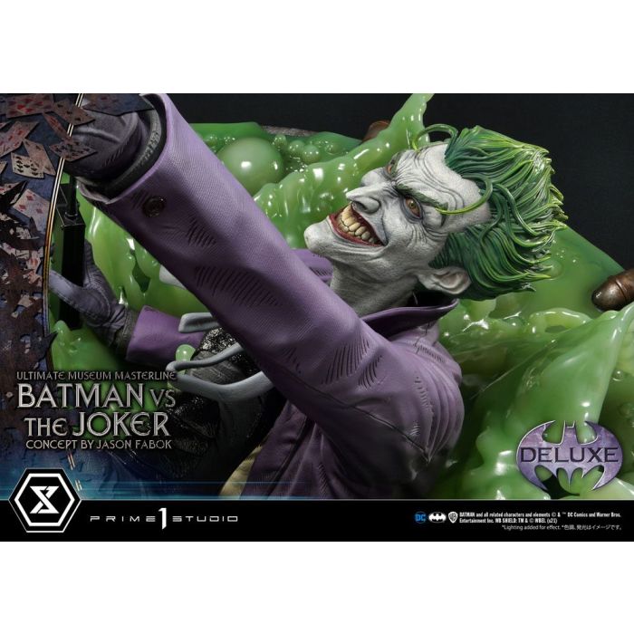 DC Comics Statue 1/3 Batman vs. The Joker by Jason Fabok Deluxe Bonus Version 85 cm