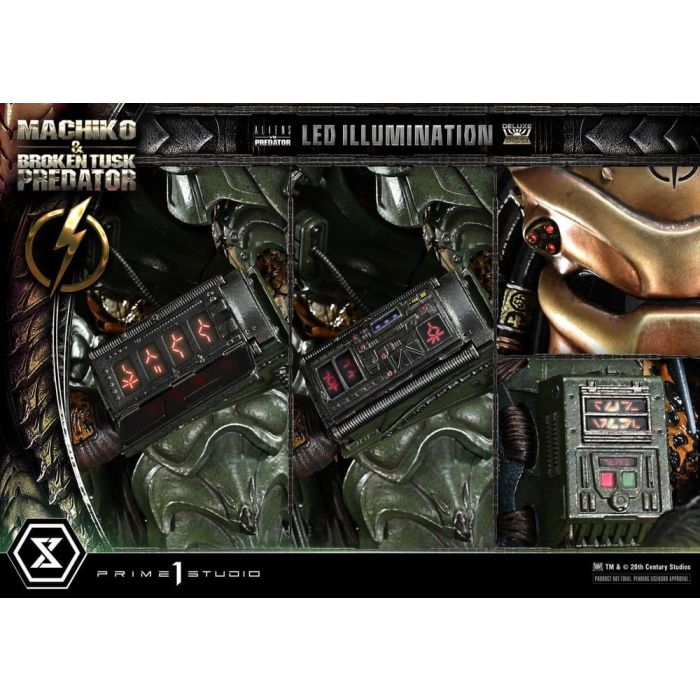 Aliens vs. Predator (Comic) Ultimate Premium Masterline Statue 1/4 Machiko & Broken Tusk Predator DX Bonus Version 84 cm