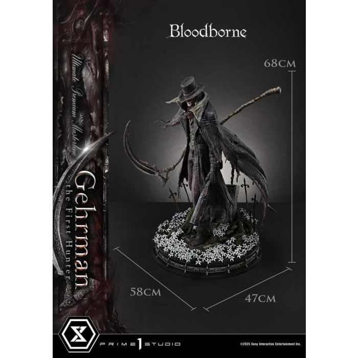 Bloodborne Ultimate Premium Masterline Series Statue 1/4 Gehrman Bonus Version 68 cm            