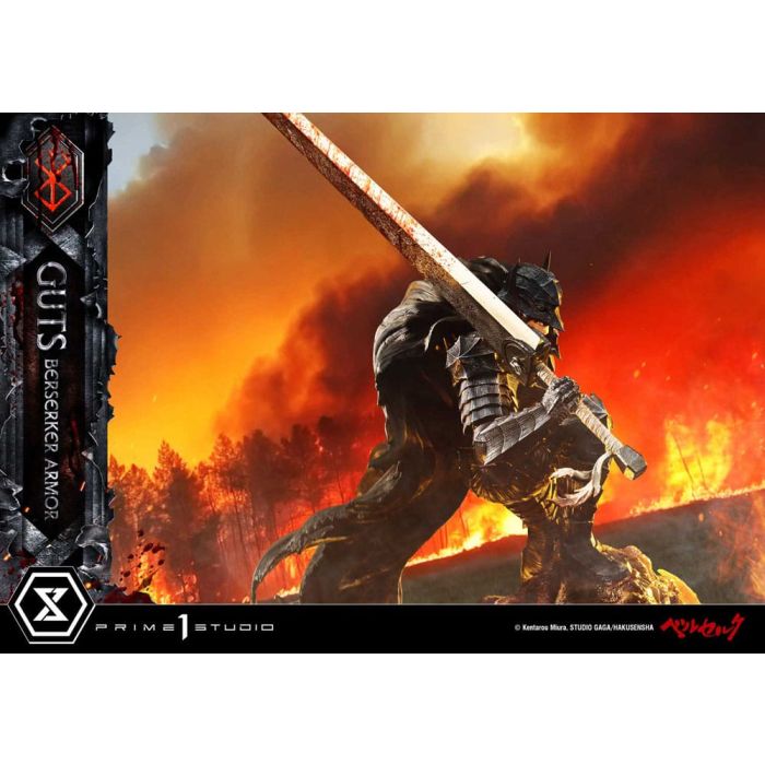 Berserk Ultimate Premium Masterline Series Statue 1/4 Guts, Berserker Armor Grunbeld vs. Guts 94 cm 