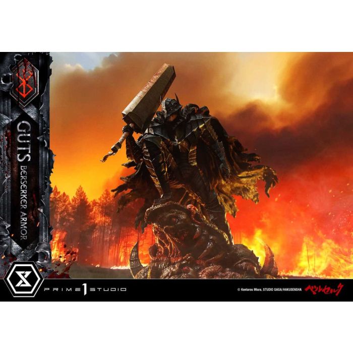 Berserk Ultimate Premium Masterline Series Statue 1/4 Guts, Berserker Armor Grunbeld vs. Guts 94 cm 