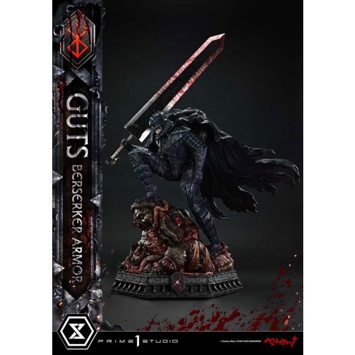 Berserk Ultimate Premium Masterline Series Statue 1/4 Guts, Berserker Armor Grunbeld vs. Guts Deluxe Bonus Version 94 cm 