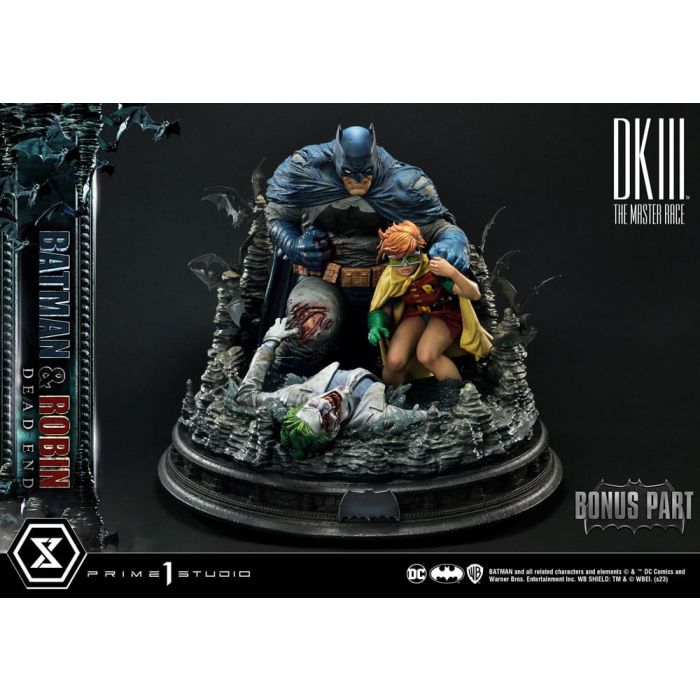 DC Comics Ultimate Premium Masterline Series Statue 1/4 Batman & Robin Dead End Ultimate Bonus Version 61 cm