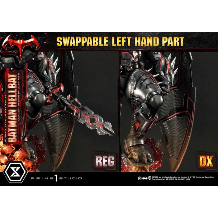 Batman Ultimate Premium Masterline Series Statue Hellbat Concept Design by Josh Nizzi Deluxe Bonus Version 76 cm