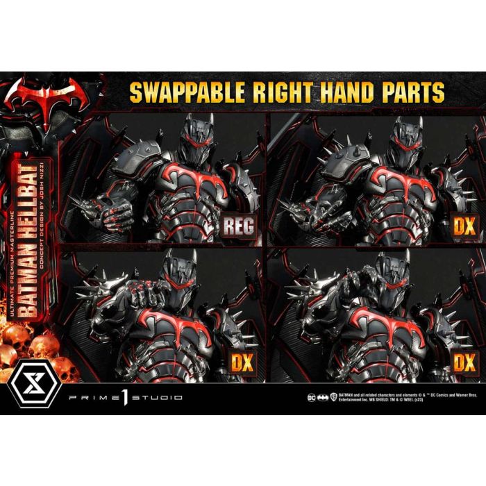 Batman Ultimate Premium Masterline Series Statue Hellbat Concept Design by Josh Nizzi Deluxe Bonus Version 76 cm