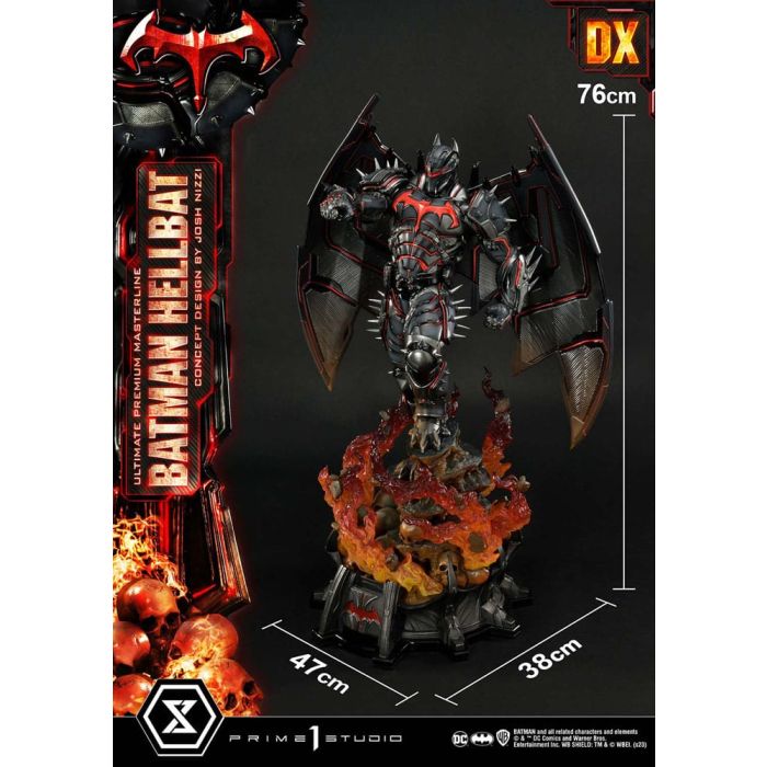 Batman Ultimate Premium Masterline Series Statue Hellbat Concept Design by Josh Nizzi Deluxe Bonus Version 76 cm