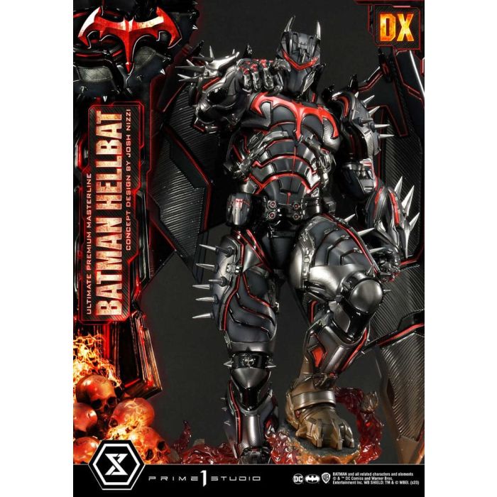 Batman Ultimate Premium Masterline Series Statue Hellbat Concept Design by Josh Nizzi Deluxe Bonus Version 76 cm