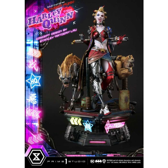 Batman Ultimate Premium Masterline Series Statue Cyberpunk Harley Quinn 60 cm