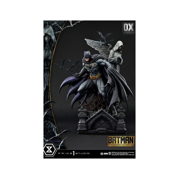 Batman Ultimate Premium Masterline Series Statue 1/4 Batman Rebirth Edition Black Deluxe Version 71 cm