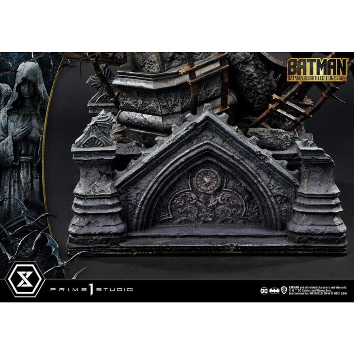 Batman Ultimate Premium Masterline Series Statue 1/4 Batman Rebirth Edition Black Deluxe Version 71 cm