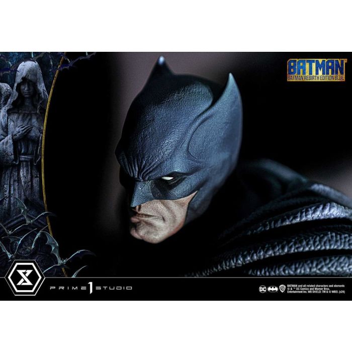 Batman Ultimate Premium Masterline Series Statue 1/4 Batman Rebirth Edition Blue Deluxe Bonus Version 71 cm