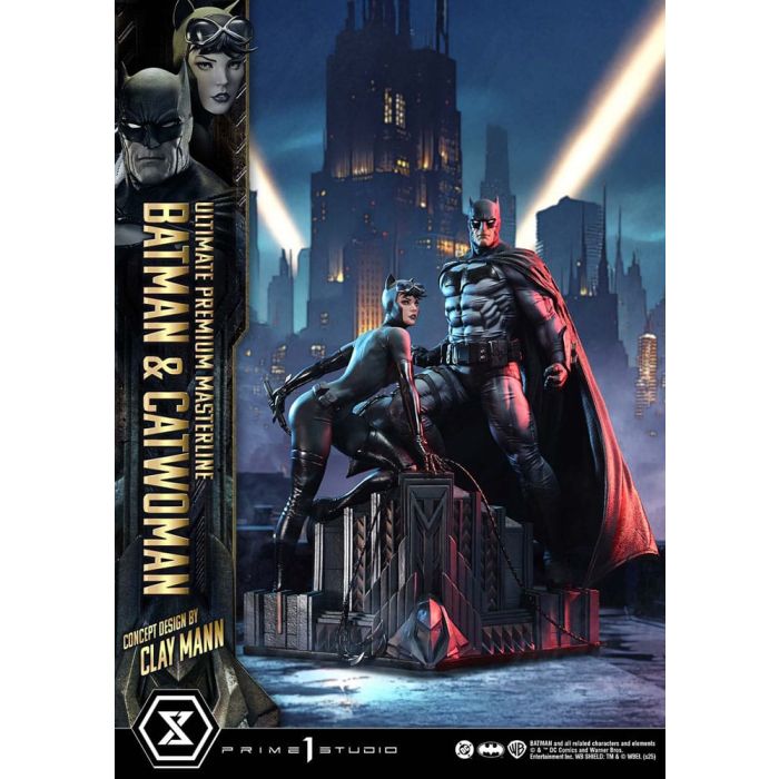 DC Comics Ultimate Premium Masterline Series Statue 1/4 Batman & Catwoman (Concept Design by Clay Mann) 56 cm