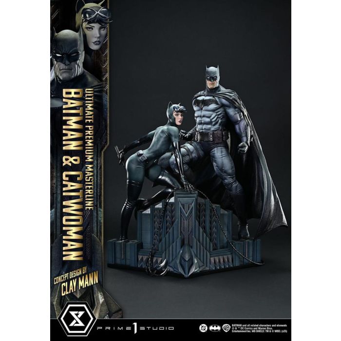 DC Comics Ultimate Premium Masterline Series Statue 1/4 Batman & Catwoman (Concept Design by Clay Mann) 56 cm