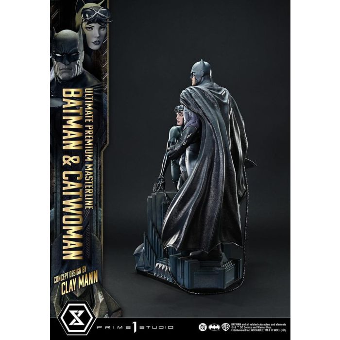 DC Comics Ultimate Premium Masterline Series Statue 1/4 Batman & Catwoman (Concept Design by Clay Mann) 56 cm