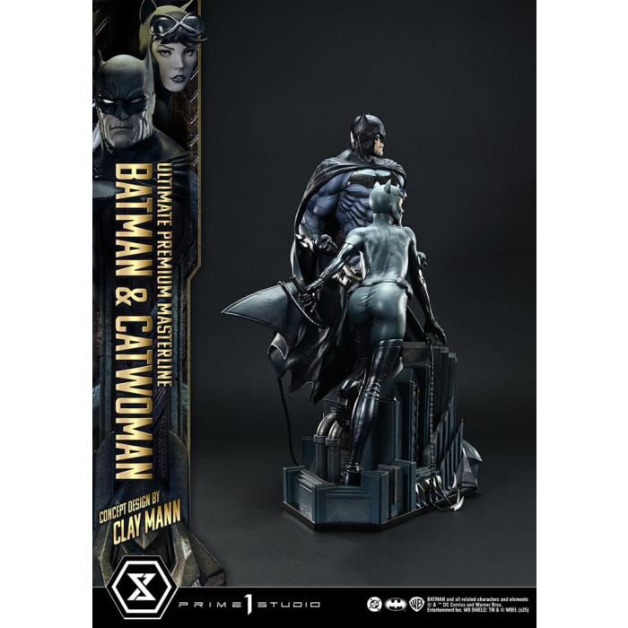 DC Comics Ultimate Premium Masterline Series Statue 1/4 Batman & Catwoman (Concept Design by Clay Mann) 56 cm