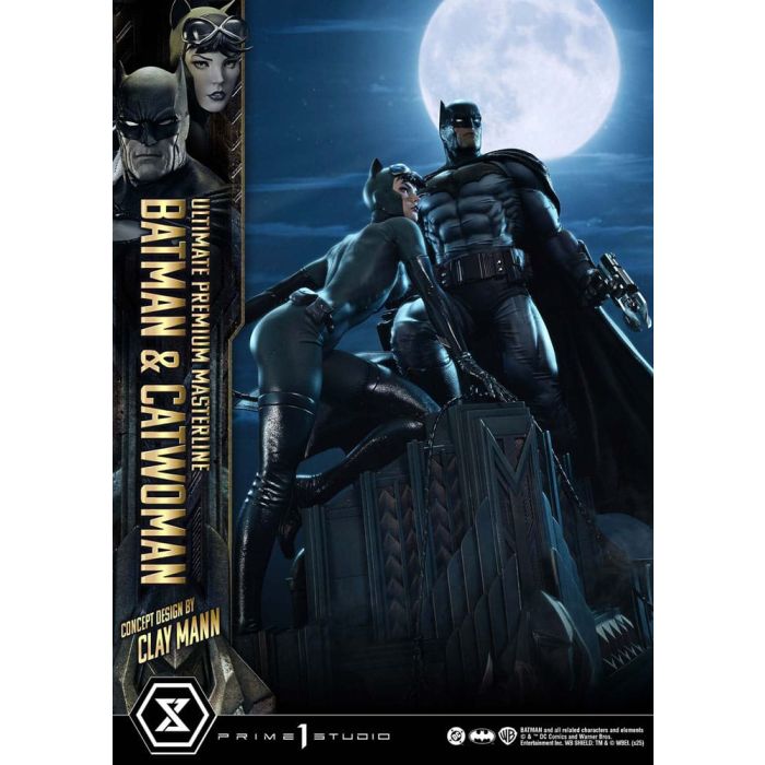 DC Comics Ultimate Premium Masterline Series Statue 1/4 Batman & Catwoman (Concept Design by Clay Mann) 56 cm