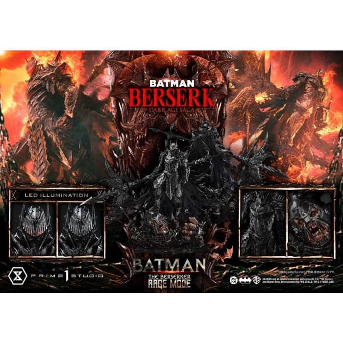 DC Comics Premium Masterline Series Statue 1/4 Batman (Comics) Batman: The Berserker Rage Mode 82 cm 