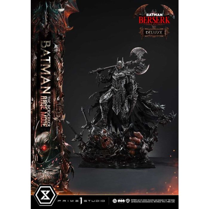 DC Comics Ultimate Premium Masterline Series Statue 1/4 Batman (Comics) Batman: The Berserker Rage Mode Deluxe Version 93 cm