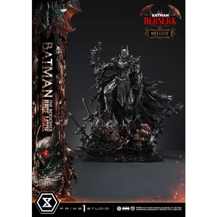 DC Comics Ultimate Premium Masterline Series Statue 1/4 Batman (Comics) Batman: The Berserker Rage Mode Deluxe Version 93 cm