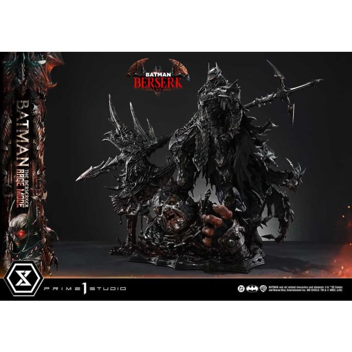 DC Comics Ultimate Premium Masterline Series Statue 1/4 Batman (Comics) Batman: The Berserker Rage Mode Deluxe Version 93 cm