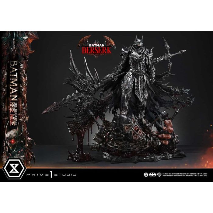 DC Comics Ultimate Premium Masterline Series Statue 1/4 Batman (Comics) Batman: The Berserker Rage Mode Deluxe Version 93 cm