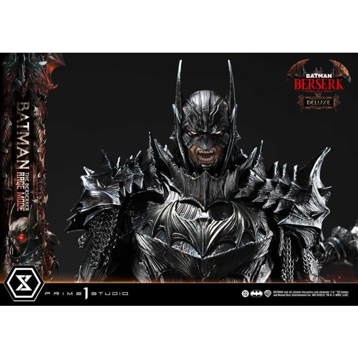 DC Comics Ultimate Premium Masterline Series Statue 1/4 Batman (Comics) Batman: The Berserker Rage Mode Deluxe Version 93 cm